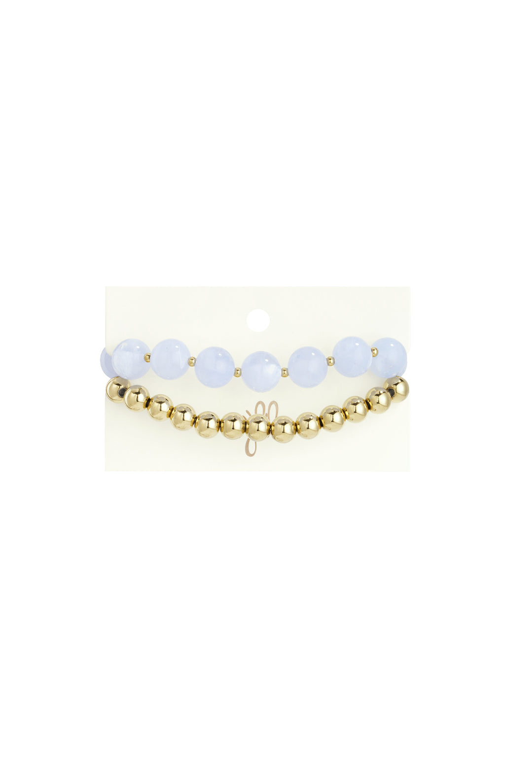 Armbandenset met ronde kralen