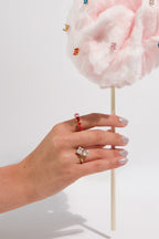Minimalistische ringen van roestvrij staal in ovale vorm, eenvoudige dagelijkse sieraden uit de Simple Series voor dames.