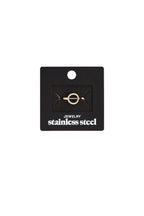 Roestvrijstalen minimalistische ringen cirkel Casual Dagelijks Eenvoudig Serie Dames sieraden