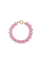 Armband met medium kralen en frontsluiting-12mm