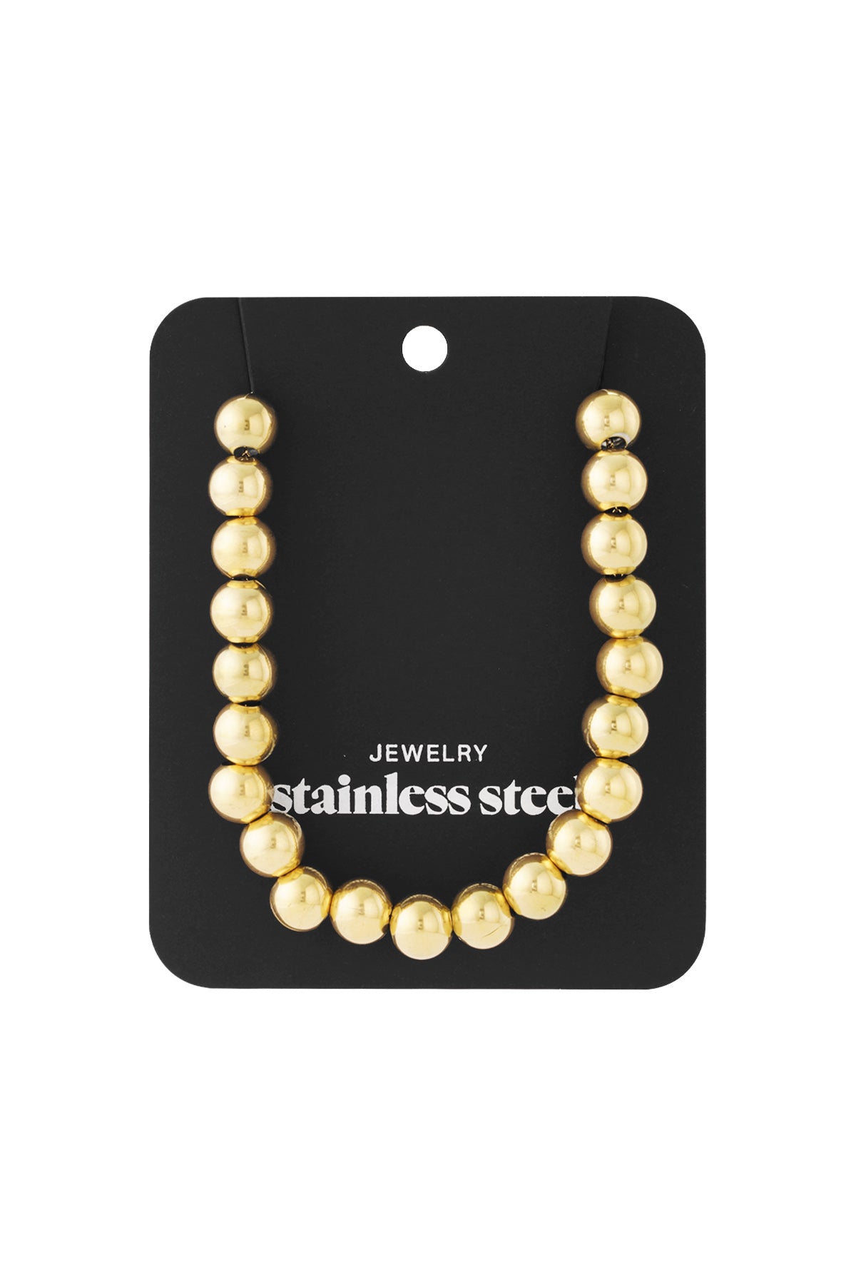Holle kralenketting -10mm