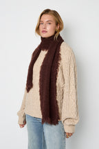 Wintersjaals, effen kleur, geschikt voor dagelijks gebruik, polyester, dagelijkse accessoires