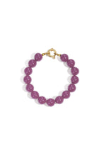 Armband met medium kralen en frontsluiting-12mm