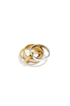 Minimalistische ringen van roestvrij staal, Circle Simple Daily Simple-serie, damessieraden.