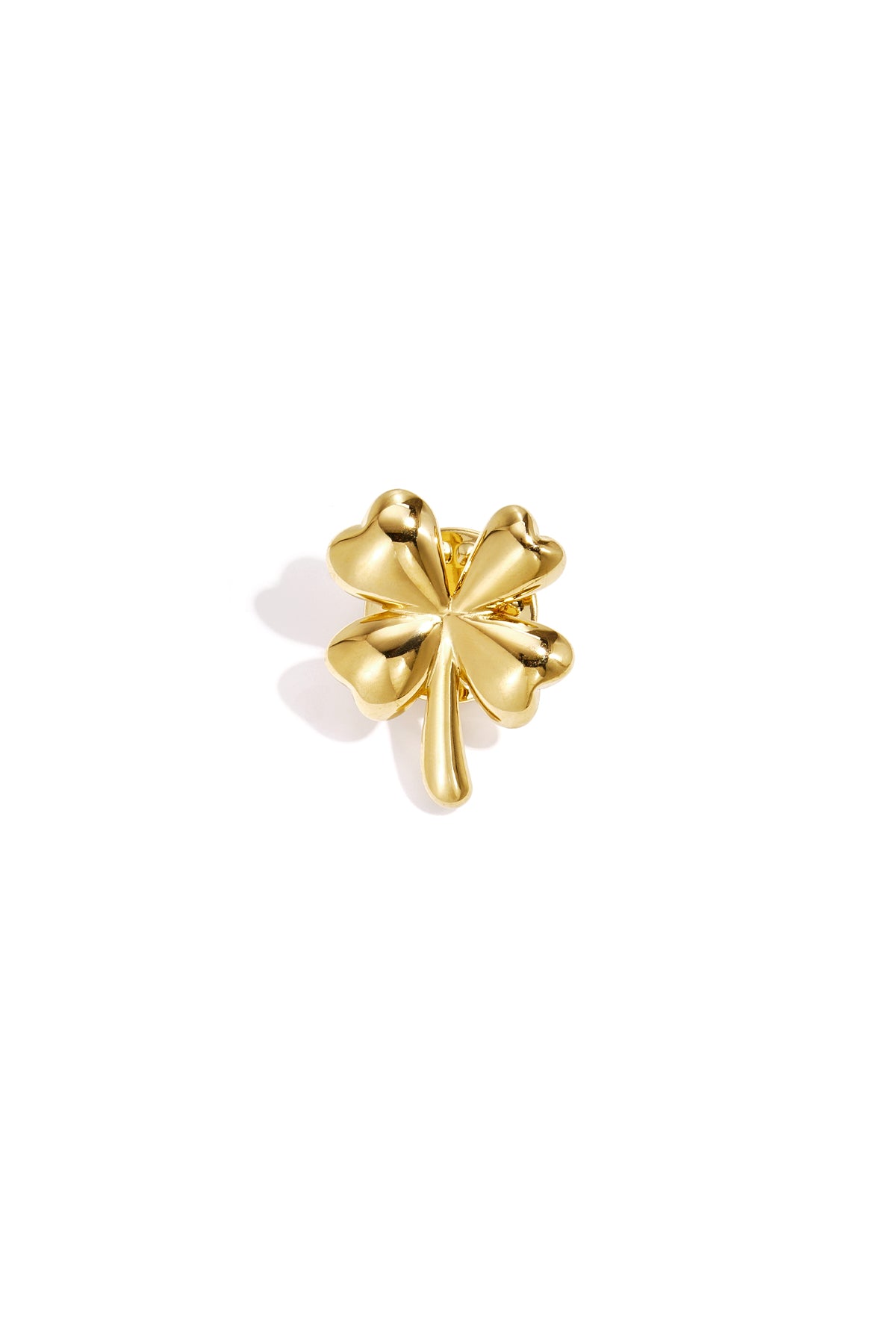 Roestvrijstalen hartvormige broche uit de Simple Daily Simple-serie voor dames.