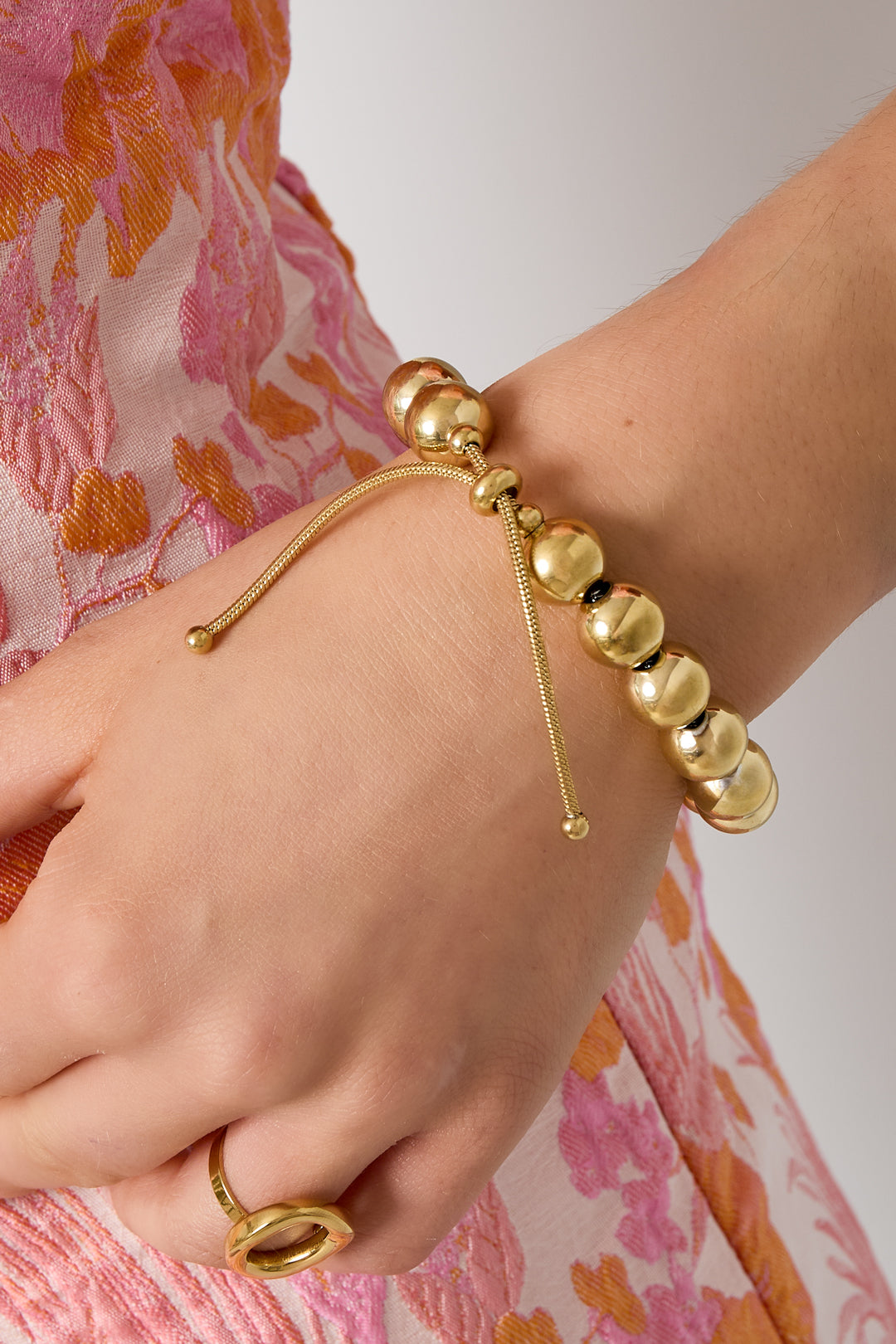 Holle kralen armband-12mm