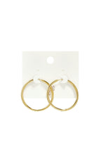 RVS oorbellen hoops klein Goud kleur Stainless Steel