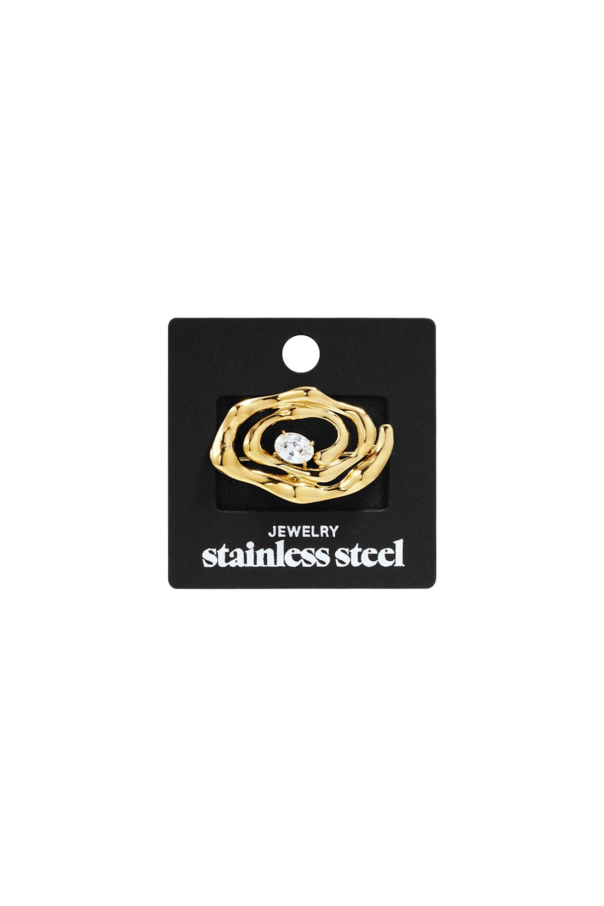 Hypnose broche met steentje