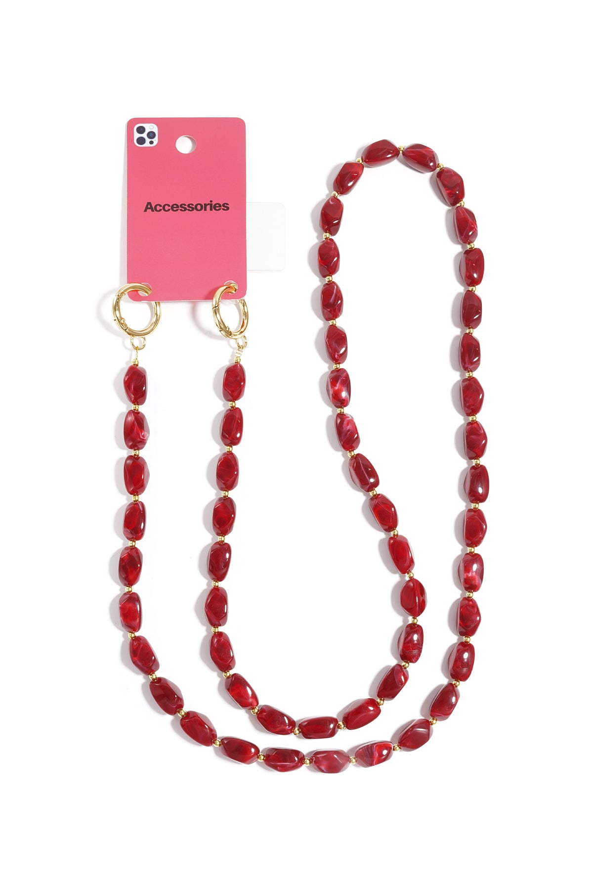 Telefoonketting kralen casual acryl dagelijkse accessoires