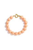 Armband met medium kralen en frontsluiting-12mm