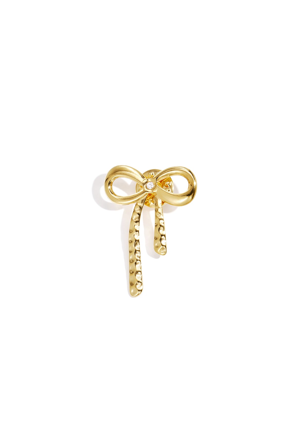 Roestvrijstalen hartvormige broche uit de Simple Daily Simple-serie voor dames.