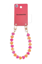 Telefoonketting met hartje, schattig, acryl, dagelijkse accessoires